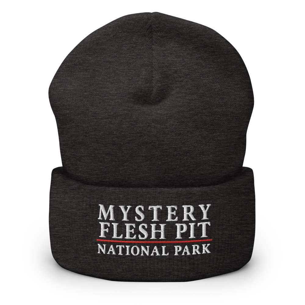 Dark Wordmark Beanie Mystery Flesh Pit Souvenir Shop