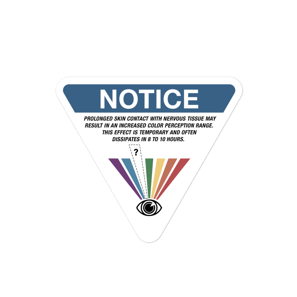 Spectral Notice 4" Vinyl Sticker