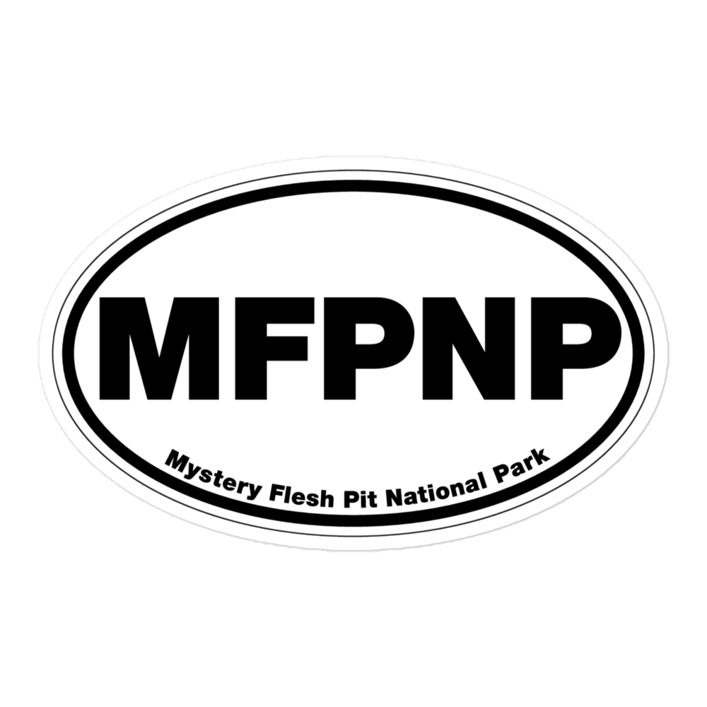 Oval National Park Sticker