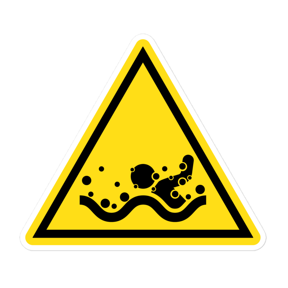 Acid Swim 5" Vinyl Sticker