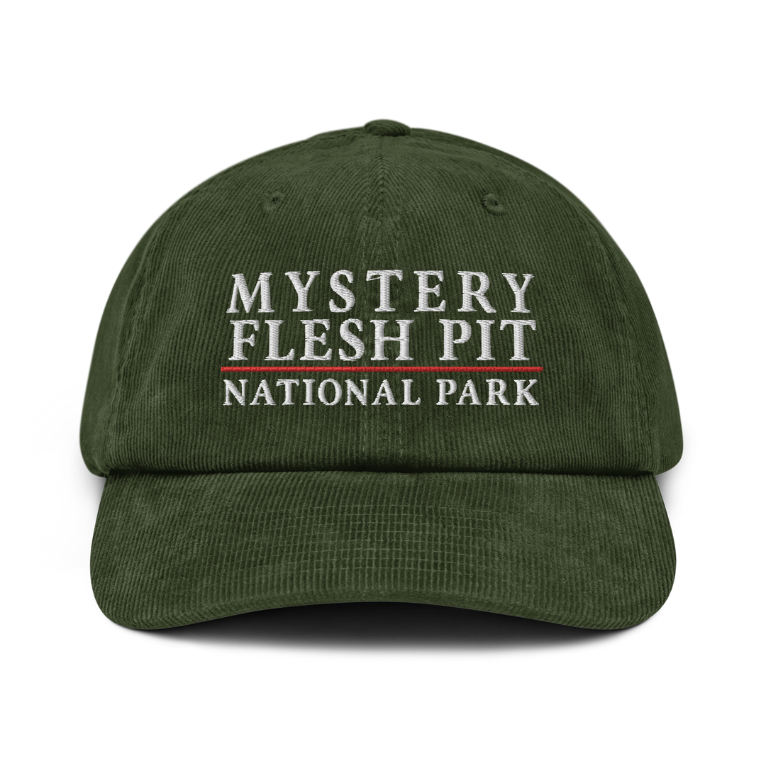 souvenir-wordmark-corduroy-hat-mystery-flesh-pit-souvenir-shop