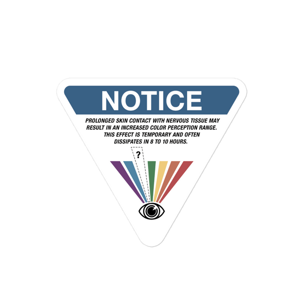 Spectral Notice 4" Vinyl Sticker