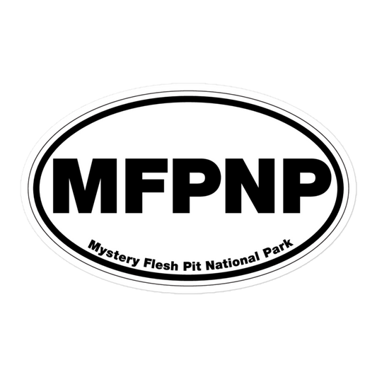 Oval National Park Sticker