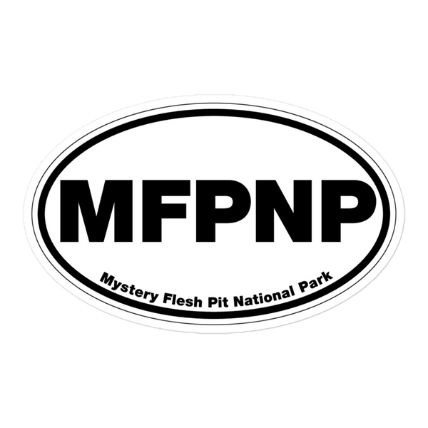 Oval National Park Sticker