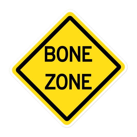 Bone-Zone 5" Vinyl Sticker