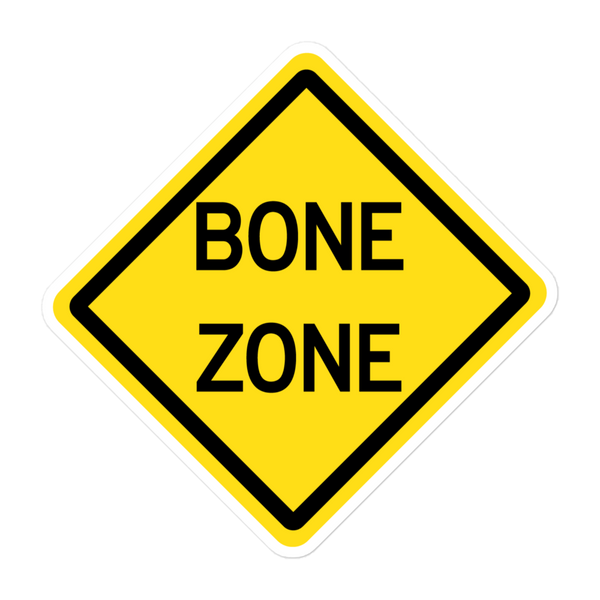 Bone-Zone 5" Vinyl Sticker