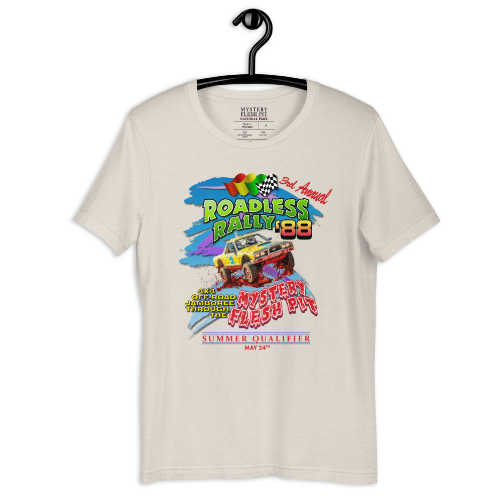 Roadless Rally Tee Mystery Flesh Pit Souvenir Shop